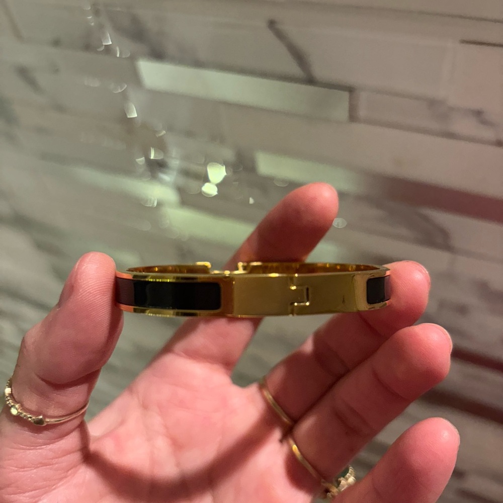 Hermes Gold and Black Bracelet - Picture 3 of 6